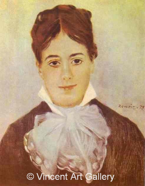 A3033, RENOIR, Portrait of a Young Woman, Alphonsine Fournaise